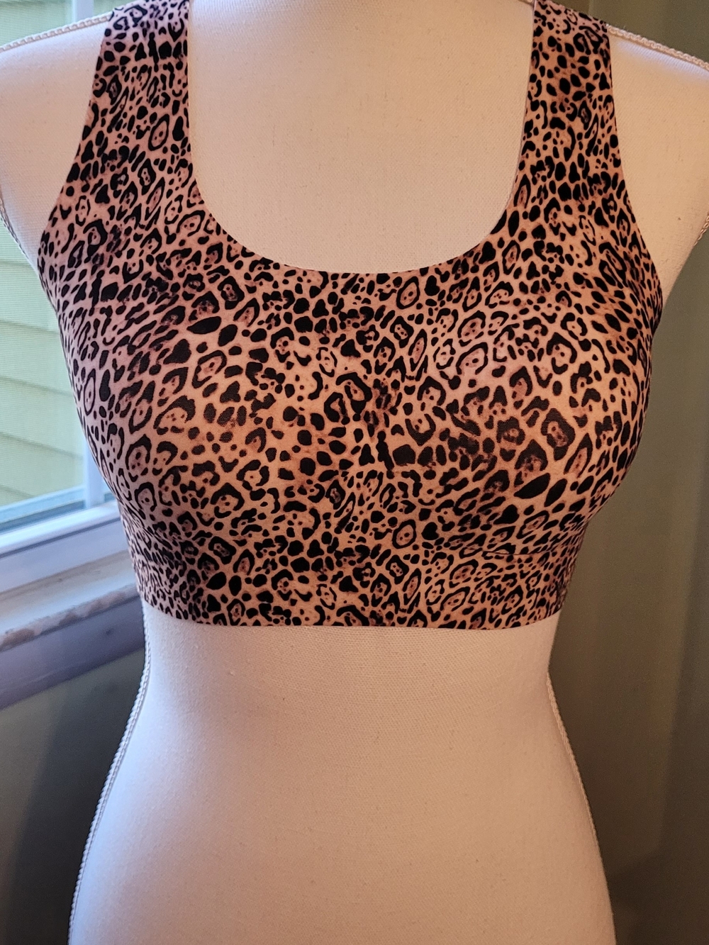 Victoria's Secret Leopard Print Seamless Scoop Bralette - Pink/Brown